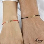 Cordon Khmissa unisexe en or 18k, bijou solide et élégant pour hommes et femmes. Fabriqué à Casablanca, livraison gratuite au Maroc, garantie 1 an. Commandez maintenant !